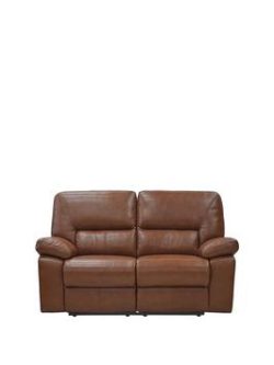 Newberg 2-Seater Premium Leather Manual Recliner Sofa